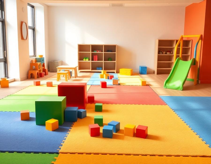 Area bermain indoor & outdoor yang luas